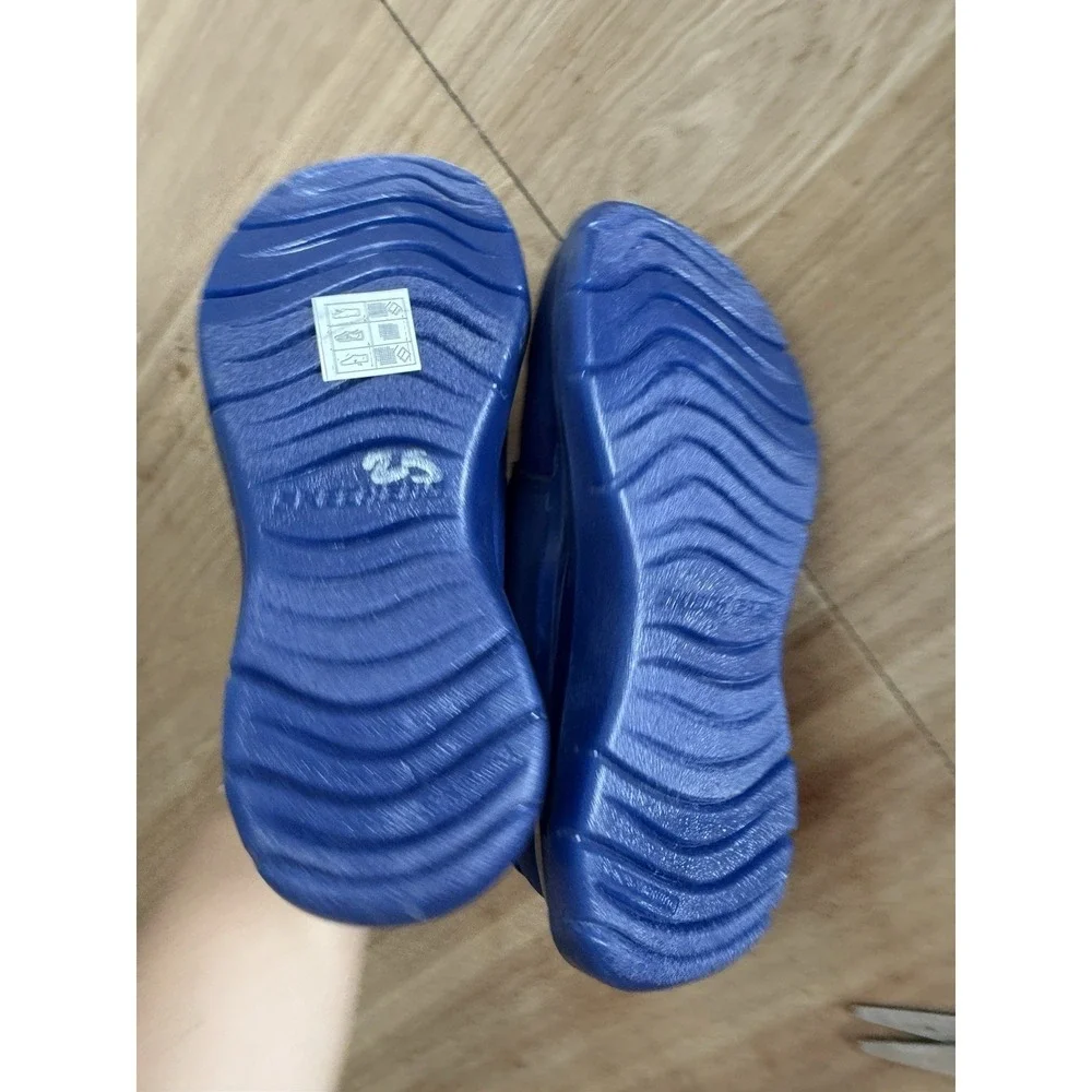 Skechers Fast Ice Slip On Sneakers Boys Little Kid 12.5 Navy 403878L NWT
